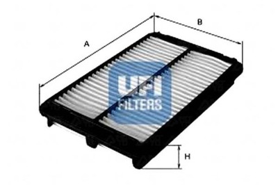 FILTRO AIRE KIA SORENTO 2.4 2.5CDDI 02- UFI  