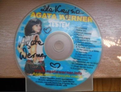 Agata Werner - płyta z autografem
