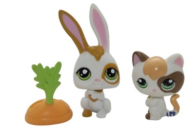 LITTLEST PET SHOP KOTEK KRÓLIK FIGURKA LPS