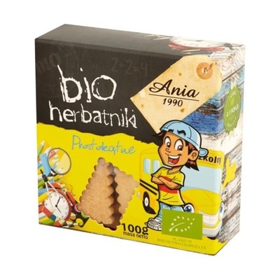 Herbatniki prostokątne 100g Bio Ania