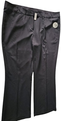 George spodnie czarne bootcut maxi 48