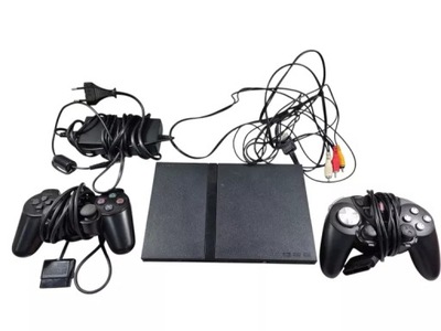 KONSOLA PS2 SLIM SCPH-77004 + PAD + OKABLOWANIE