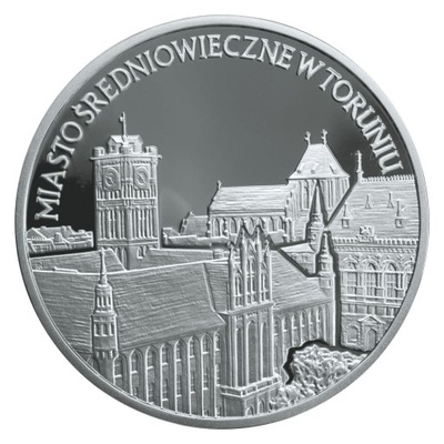 Moneta 20 zł Toruń 2007