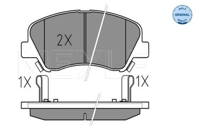 ZAPATAS DE FRENADO KIA P. RIO 11-/ACCENT 10-  