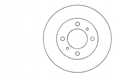 A.b.s. тормозные диски тормозные 2szt mitsubishi carisma 95 фото №1