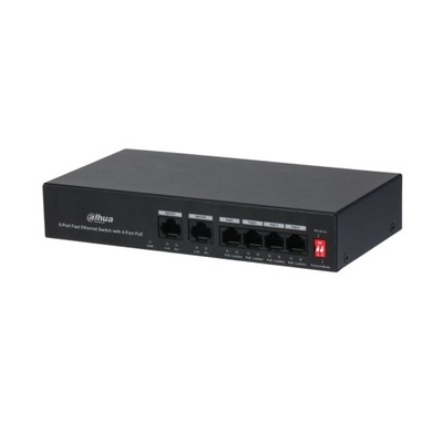Switch PoE 4xPoE, 2xUpLink PFS3006-4ET-36 DAHUA