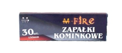 ZAPAŁKI M-fire długie kominkowe 150 mm 30szt