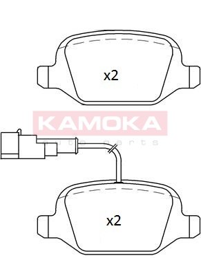 ZAPATAS DE FRENADO PARTE TRASERA ALFA ROMEO MITO 08-  