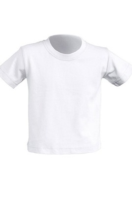 Koszulka niemowlęca dziecięca biała t-shirt bawełniany ROZ. 74-86 / 9M-12M