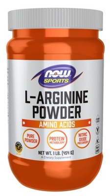 L-Arginine w proszku 454g NOW Foods