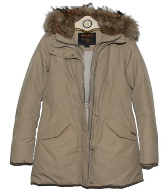 WOOLRICH PUCHOWA PARKA Z FUTREM Z KRÓLIKA R. S