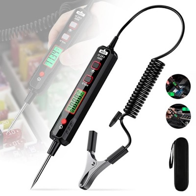 MIERNIK CYFROWY TESTER OBWODÓW NAPIĘCIA SAMOCHODOWEGO 0.8-100V PRÓBNIK LCD