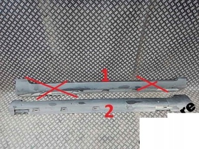 Vw passat b6 молдинг порог левая фото №1