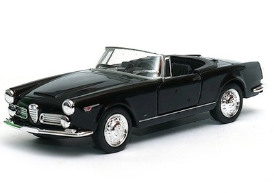 Alfa Romeo 2600 Spyder 1960 1:34 WELLY otwarty dach czarny