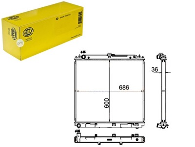 Радіатор двигуна - система охолодження двигуна [hell фото №1