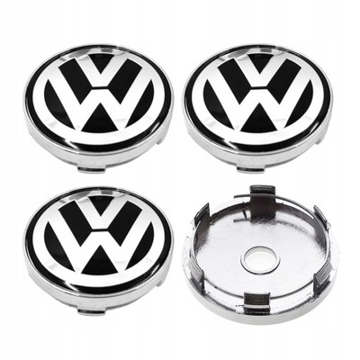 VW KAPSLE TAPACUBOS TAPA DISCOS NUEVO 56MM 4 PIEZAS  