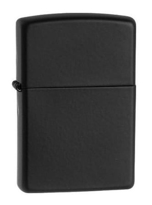 ZAPALNICZKA ZIPPO BENZYNOWA CZARNA - BLACK MATTE