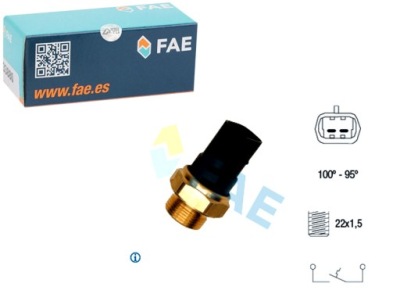 Термовыключатель вентилятора радиатора opel astra f astra g combo фото №1