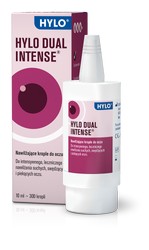 HYLO DUAL INTENSE,NAWILŻAJĄCE KROPLE DO OCZU 10ML