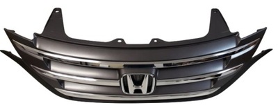 Honda cr-v 12- решётка радиатора решётка радиатора серая хром фото №1