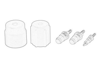 Набор клапанов оригинальный номер renault 7701205920 фото №1