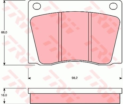 ZAPATAS DE FRENADO ASTON MARTIN P. MARTINI 4.0- 6.3 69-  