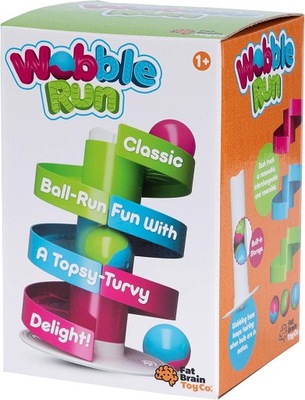 Kołyszący tor dla kulek. Wobble Run Fat Brain Toys