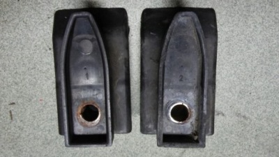 Кронштейн направляющая бампера mercedes w220 w215 перед фото №1