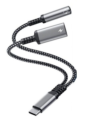 Adapter USB-C do jack 3,5mm +USB-C