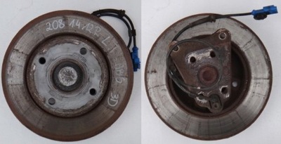 Peugeot 208 12 r поворотный кулак левая задняя abs фото №1