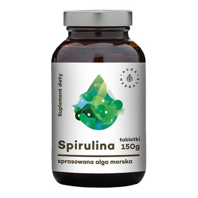 Spirulina 150 g 600 tab. Aura Herbals