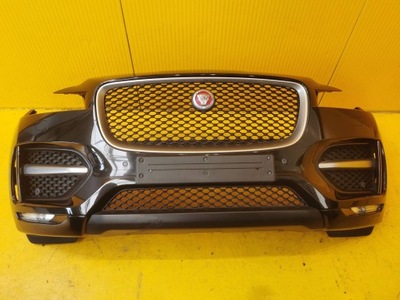 Jaguar f-pace x761 r sport бампер перед передній 4 pdc santorini black фото №1