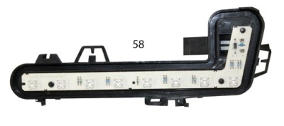 Панель освітлення led ліхтарі  renault laguna правий фото №1