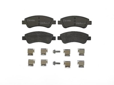 Тормозные колодки тормозные brembo peugeot 301 307 фото №1
