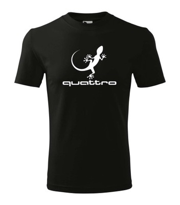 Koszulka T-shirt audi quattro gekon męska