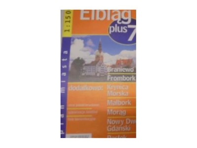 Elbląg plus 7 - plan miasta - Praca zbiorowa