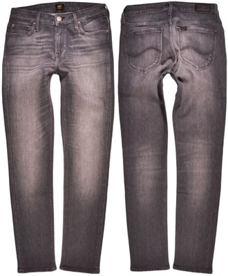 LEE spodnie SLIM grey jeans ELLY W32 L32