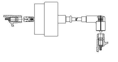 Шланг запалювання bremi 208/53 фото №1