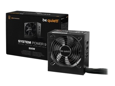 BEQUIET BN301 PSU be quiet System Power 9 500W CM, 80Plus Bronze