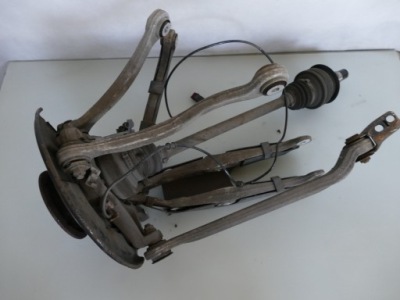 Mercedes cls w219 3.5 ступица приводной вал рычаг левый задняя датчик abs фото №1