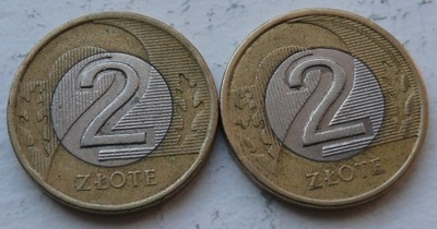 POLSKA - Zestaw 2 szt - 2 zł 2005 i 2006 - niski nakład - obiegowa (5)