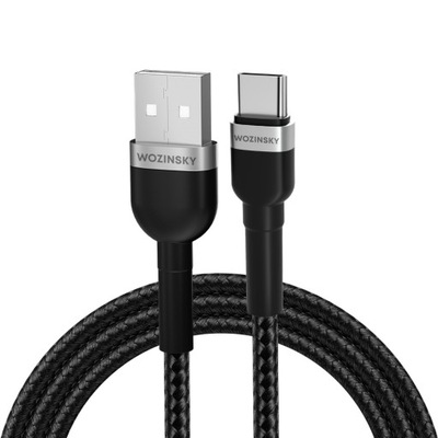 Kabel Wozinsky USB - USB typ C 1 m czarny