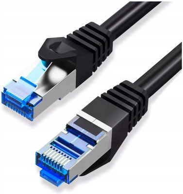 KABEL SIECIOWY LAN S/FTP CAT6a PRZEWÓD ETHERNET INTERNET SKRĘTKA RJ45 20m