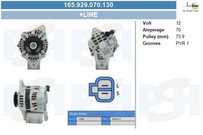 BV PSH 165.929.070.130 GENERATORIUS 