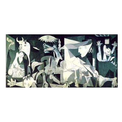 Obraz diamentowy Guernica Picasso 5D abstrakcyjny