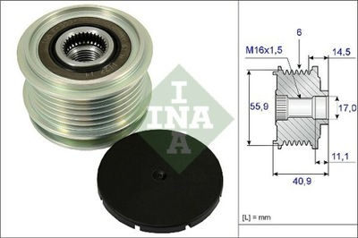 SANKABA GENERATORIAUS INA 535 0012 10 