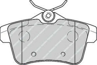 Ferodo тормозные колодки тормозные citroen c4 ii ds4 ds5 ds d фото №1