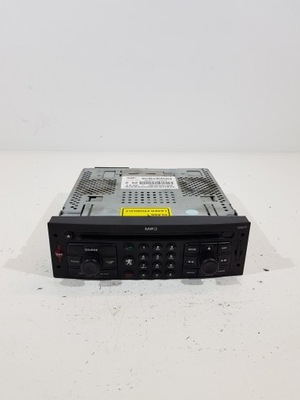 Радио cd mp3 peugeot 307 206 96611439xt фото №1