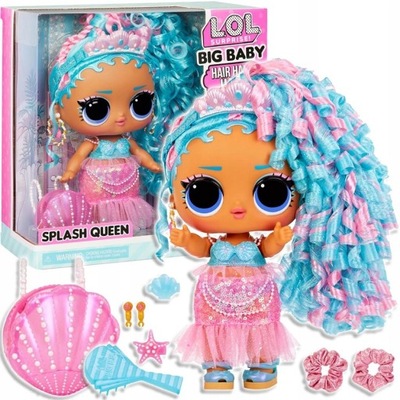 LOL L.O.L. SURPRISE Big Baby Hair Hair Hair Splash Queen 579724