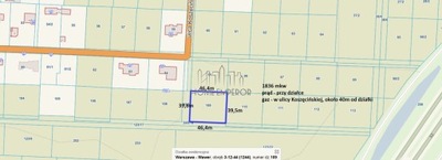 Działka, Warszawa, Wawer, Radość, 1832 m²